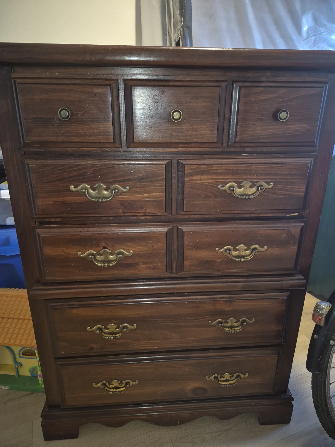 Brown Wooden Dresser