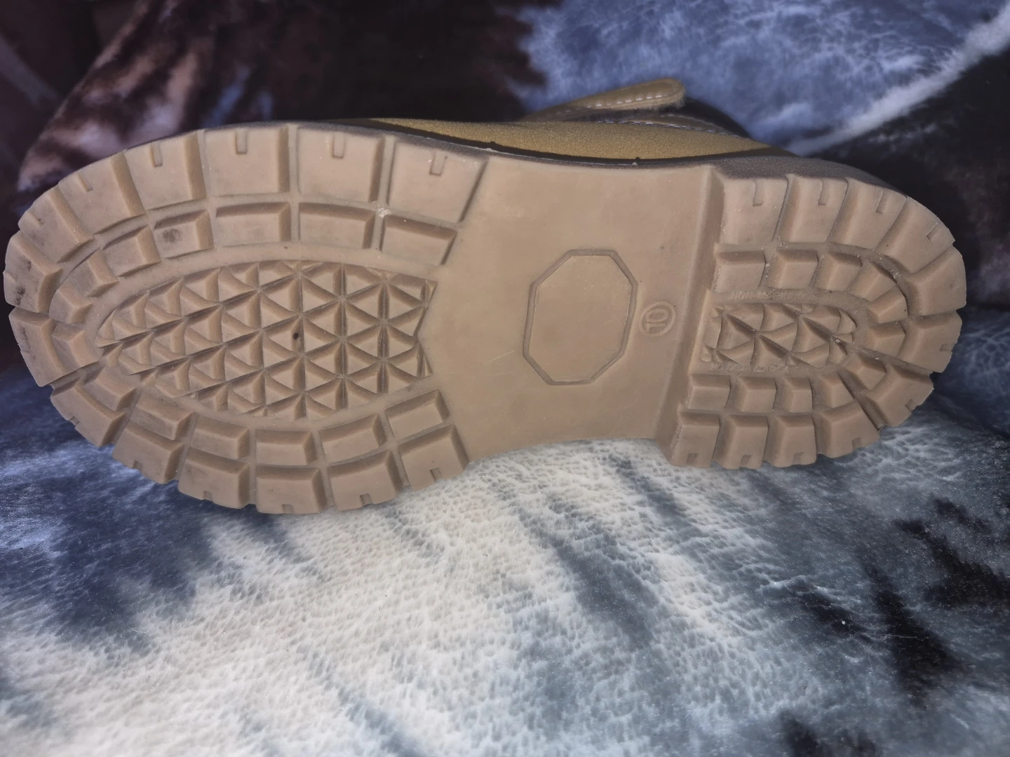 Kids Tan Work Boots Size 10 - photo 2