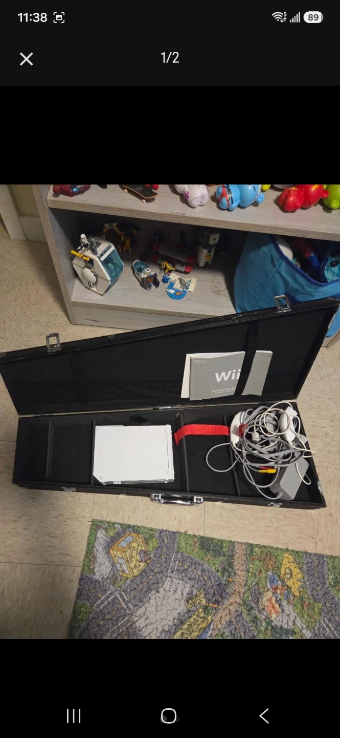 Nintendo Wii Console Carrying Case
