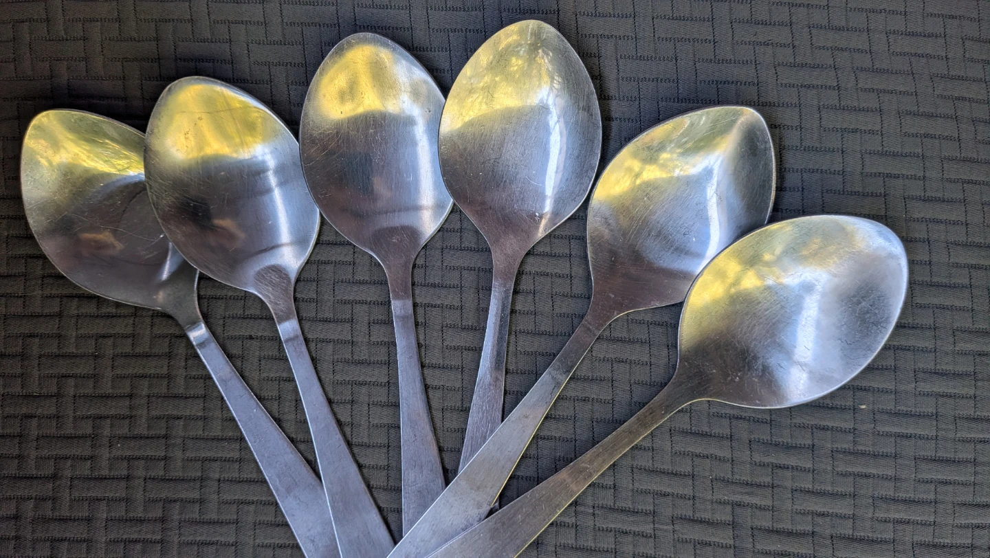 Stainless Steel Large serving restaurant Spoons (Set of 6) - photo 4