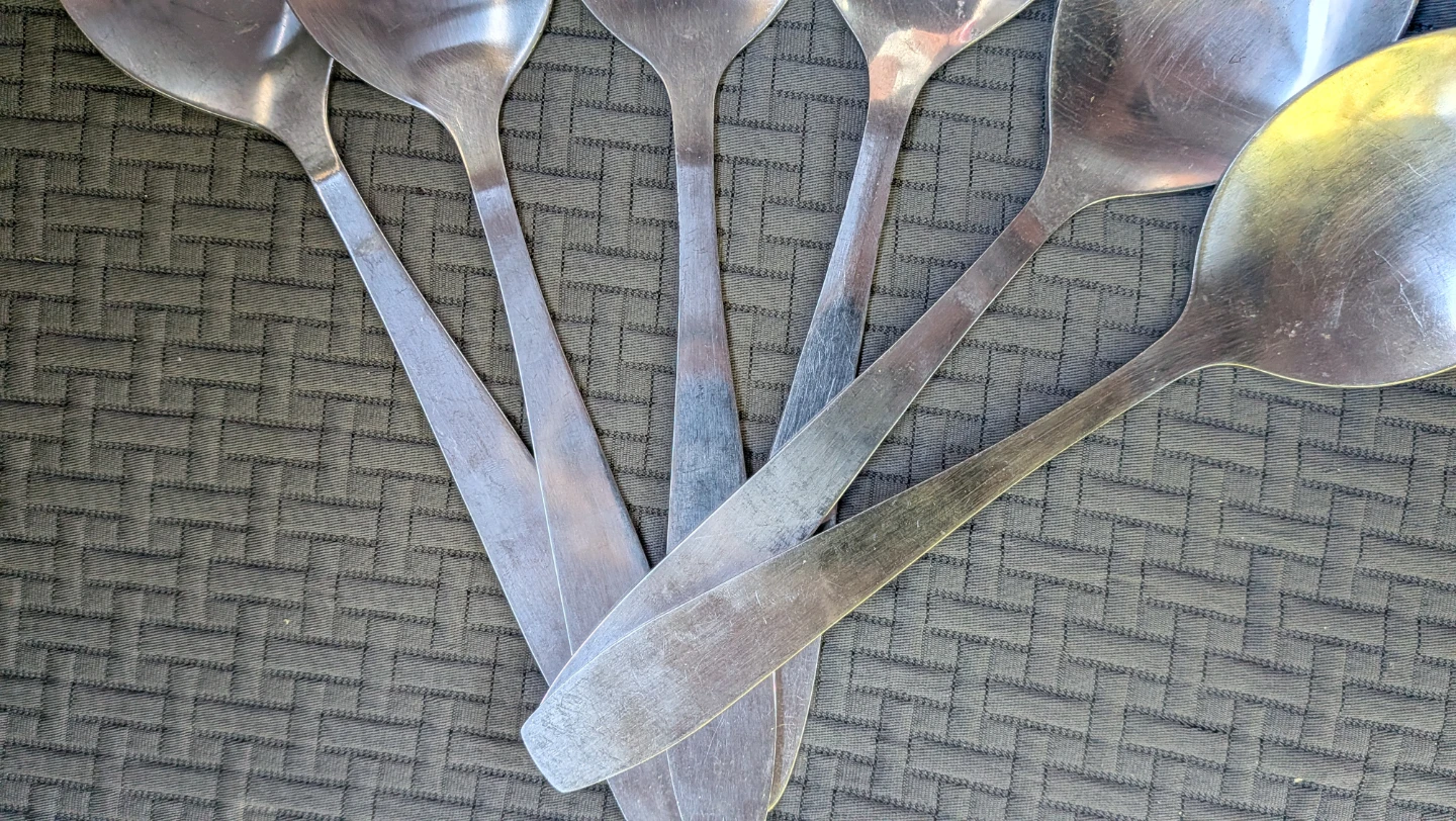 Stainless Steel Large serving restaurant Spoons (Set of 6) - photo 5