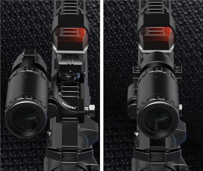 Feyachi M37 1.5X - 5X Red Dot Magnifier with RS-30 Reflex Sight - photo 5