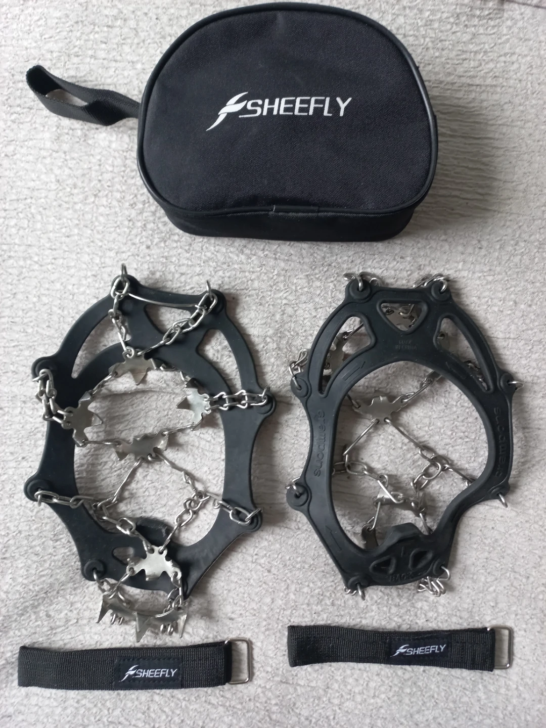 SHEEFly Traction Cleats with Carrying Case