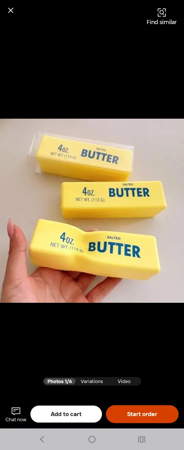 Salted Butter squishy 4oz Sticks