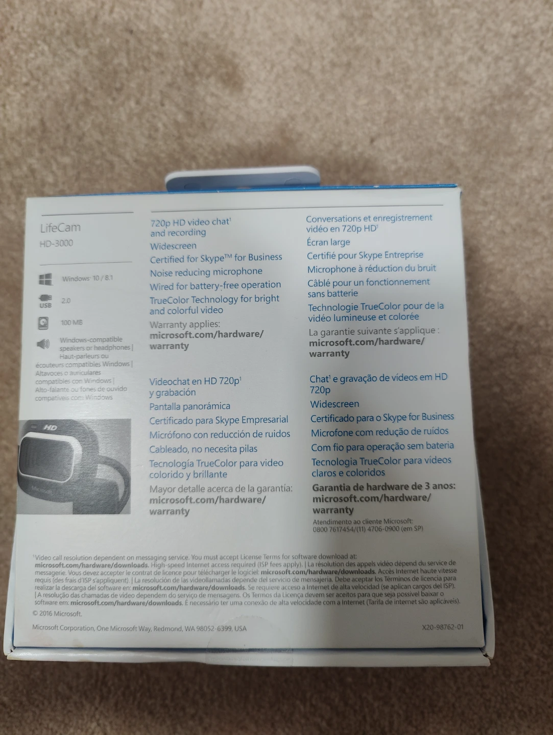 Microsoft LifeCam HD-3000 Webcam (New!) - photo 2