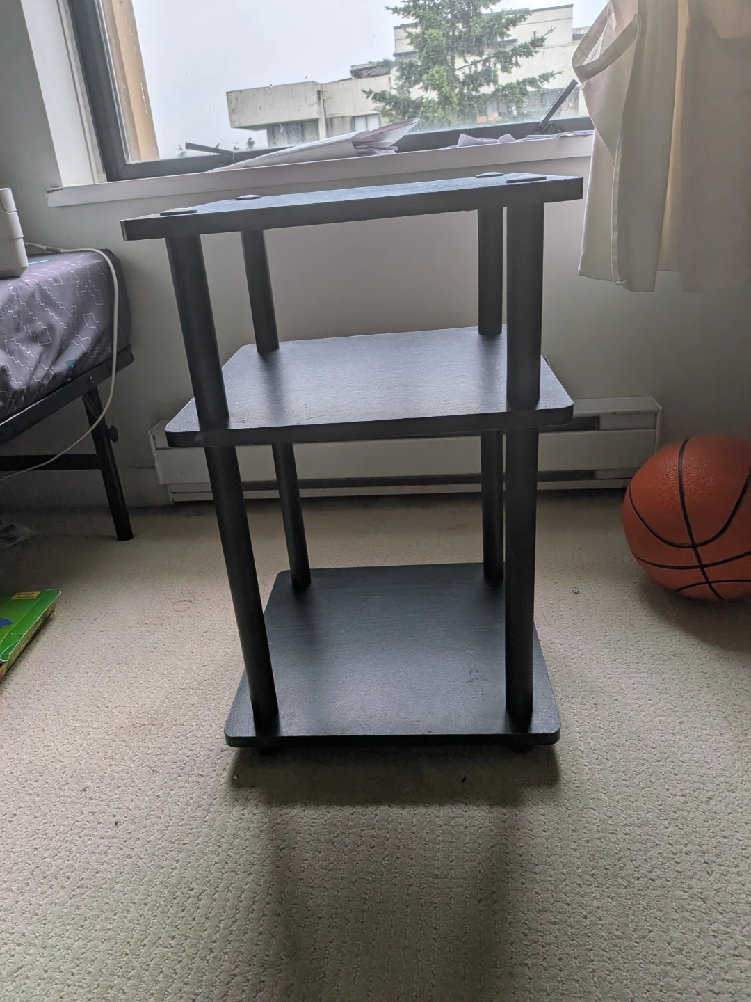 Black 3-Tier Side Table - photo 4