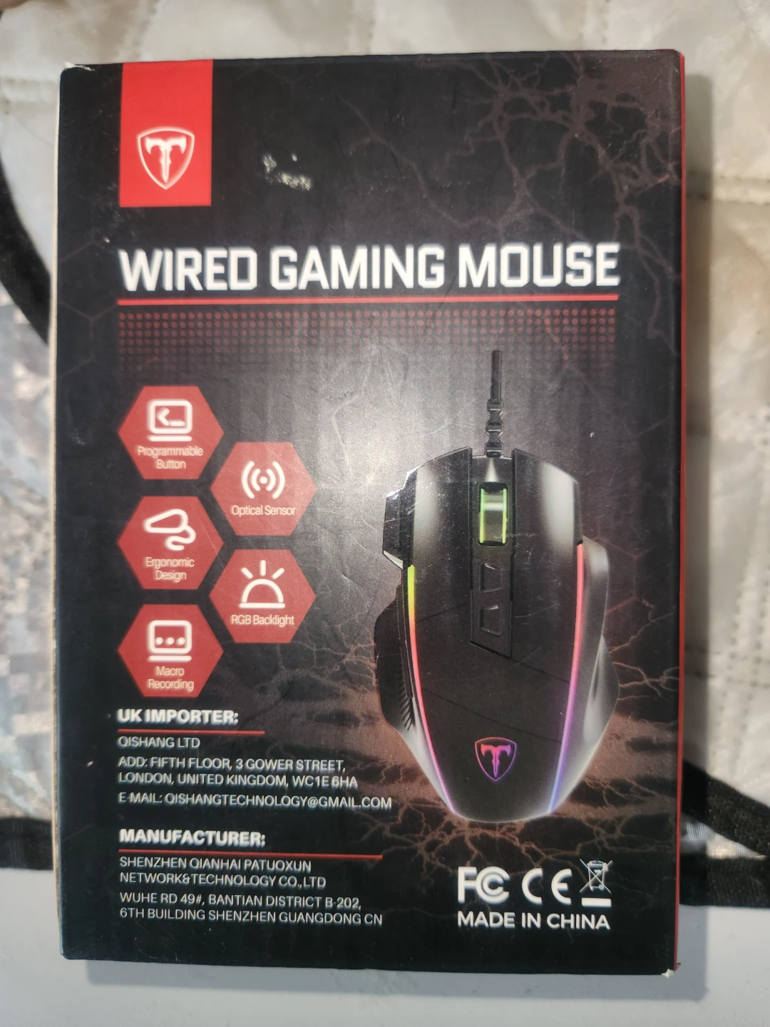 Wired Gaming Mouse PC278A