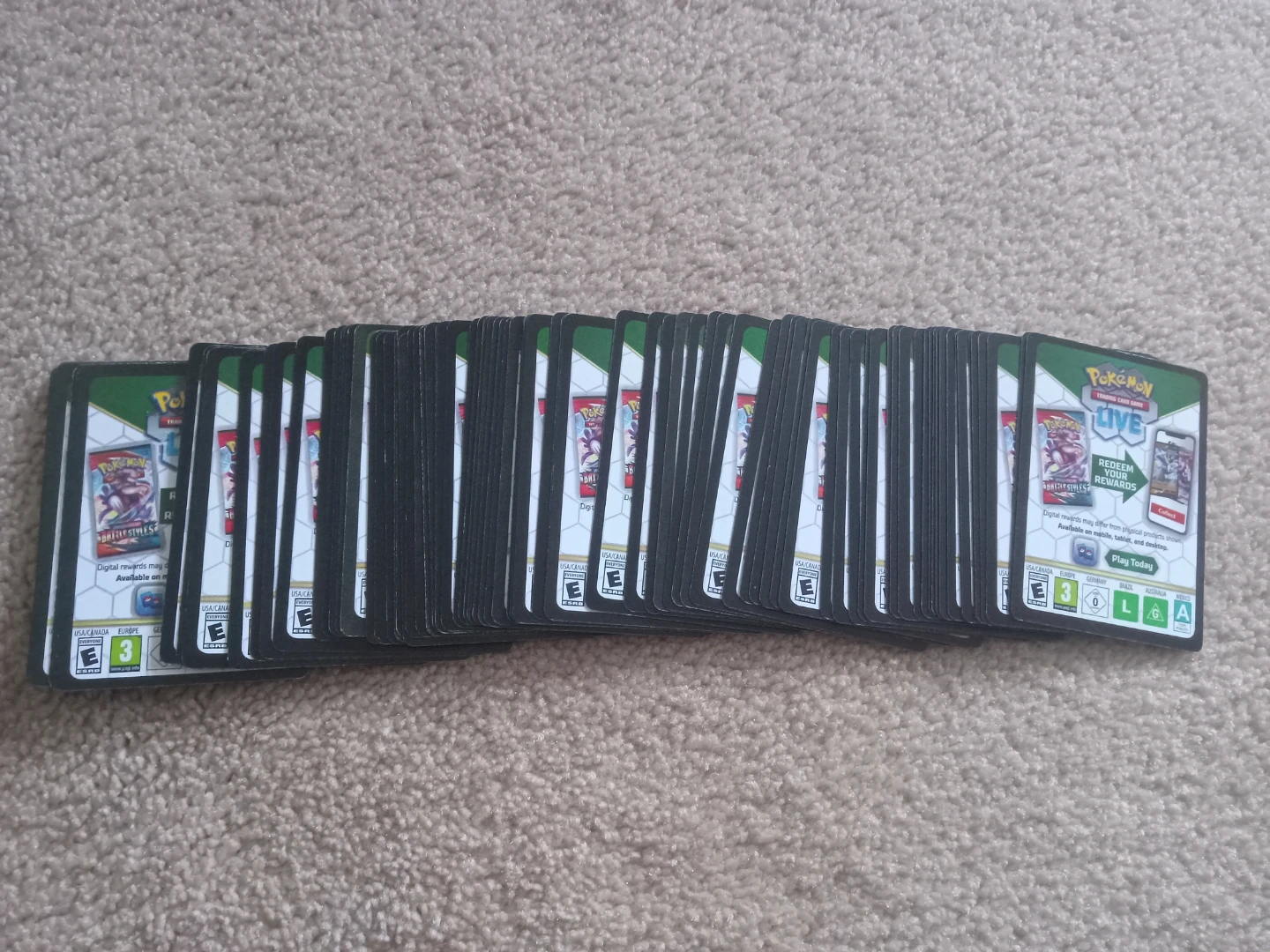 Pokemon ×100 Crown Zenith Trading Card Game Live Codes