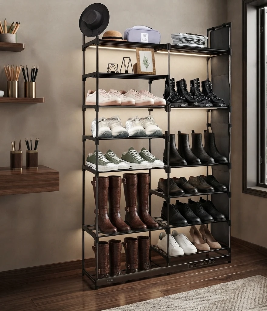 (BRAND NEW) Open Tiered Shoe Rack Organizer - 10 Tiers - photo 2