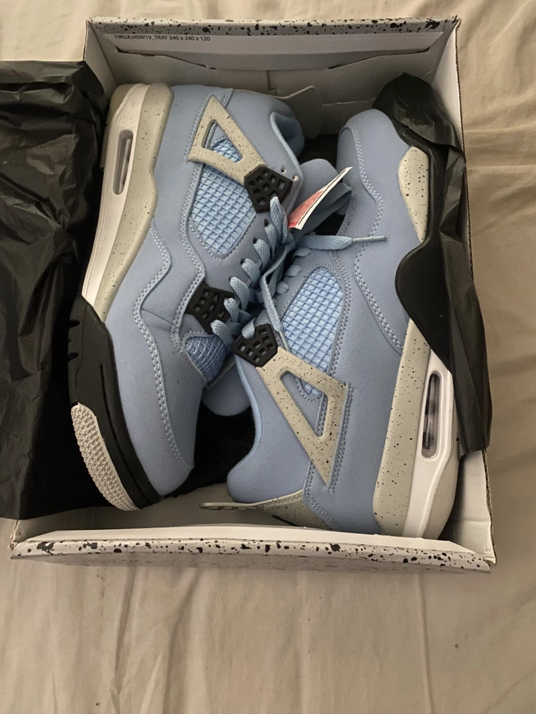 Jordan 4 Retro University Blue - photo 2