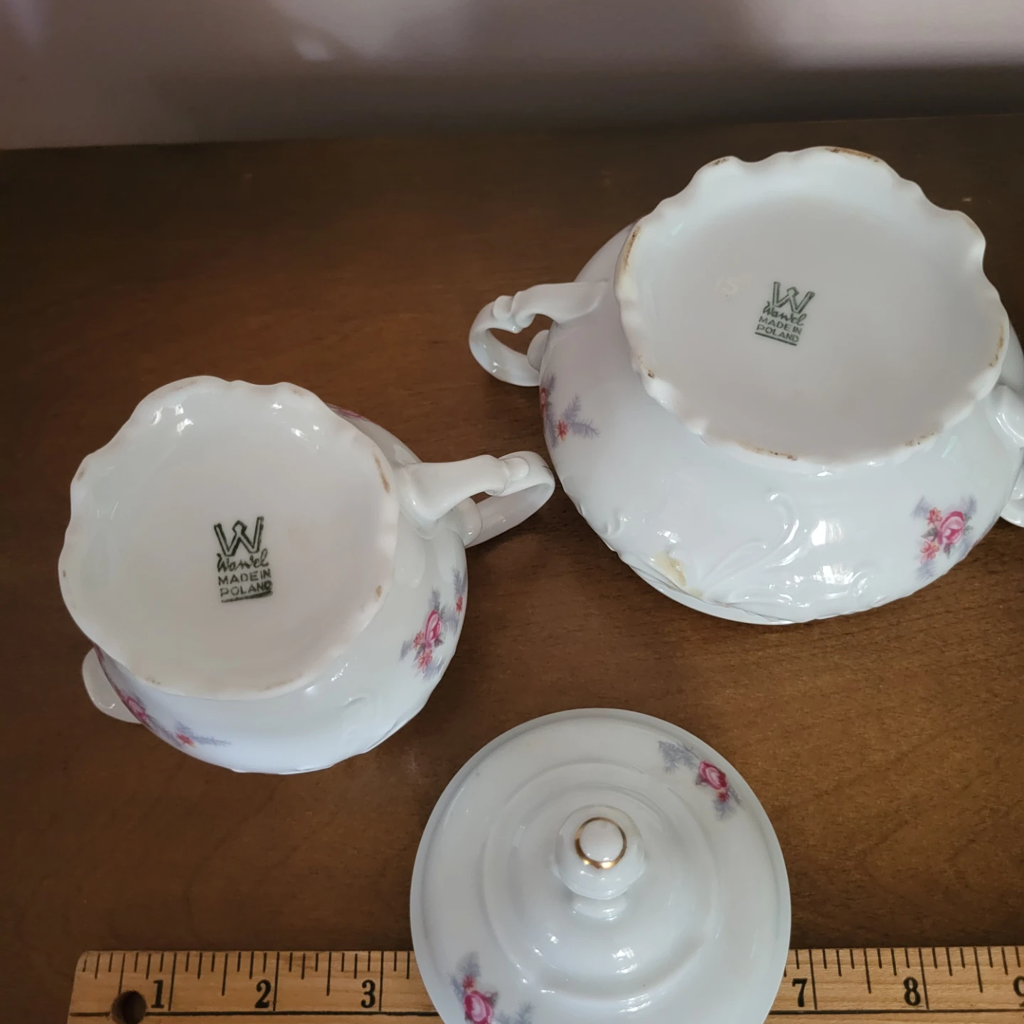 Wawel Porcelain Sugar Bowl and Creamer Set - photo 4