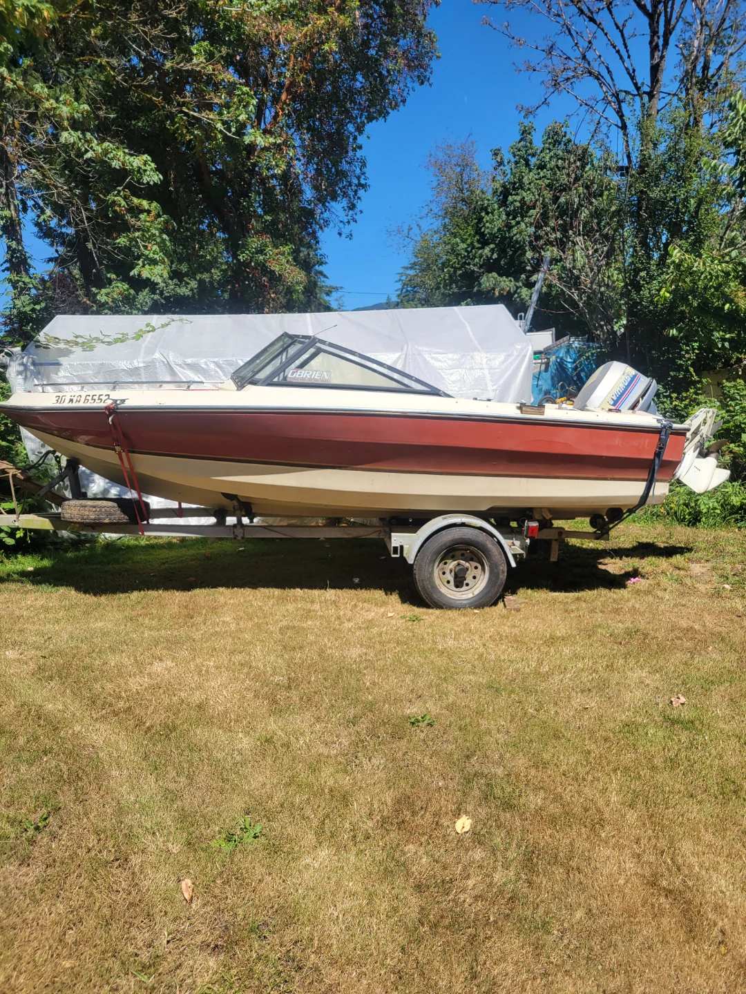 Vintage Glastron Boat with Evinrude Motor - photo 2