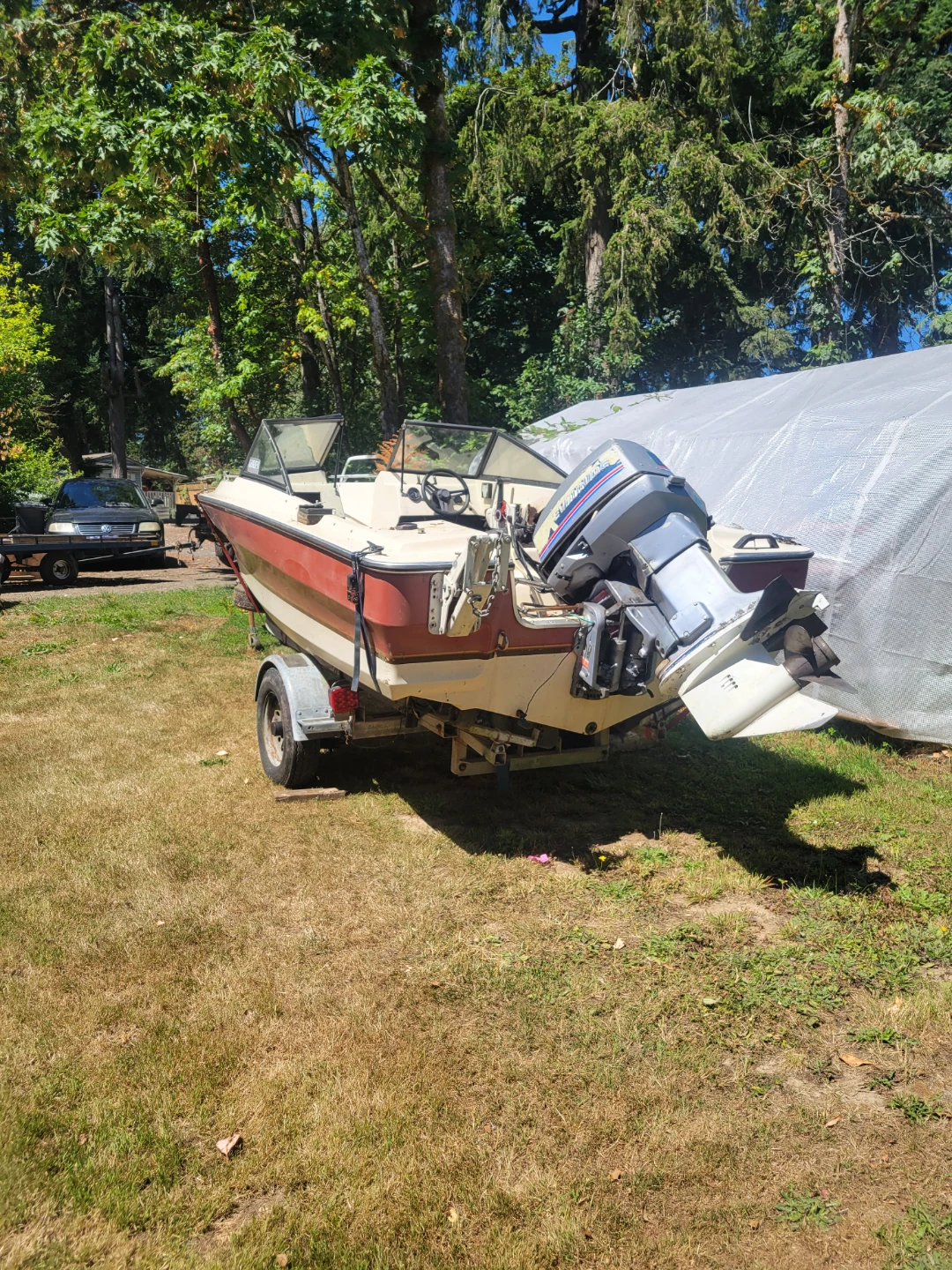 Vintage Glastron Boat with Evinrude Motor - photo 3