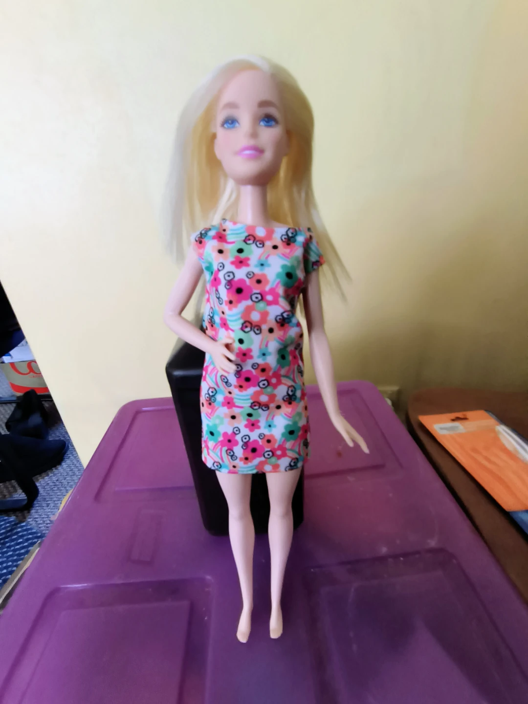 Barbie Doll about 11 tall hair been washed