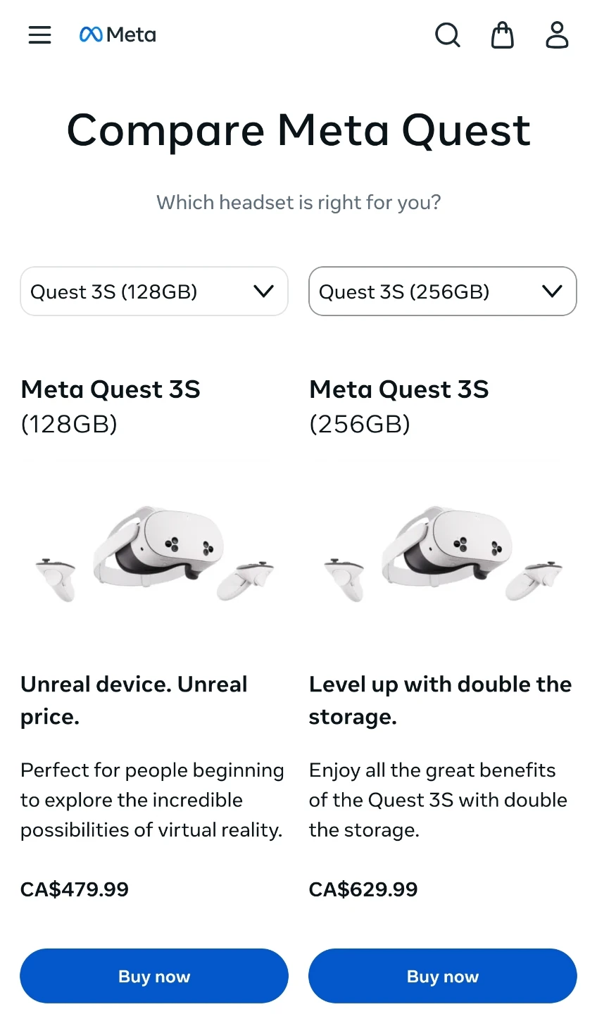 256GB Meta Quest 3S Like New! - photo 2