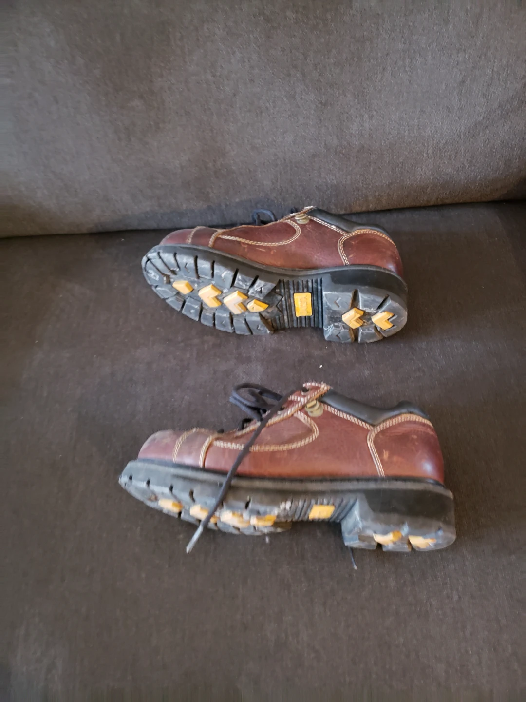 Dakota Brown Leather Work Boots - Size 9 - photo 4