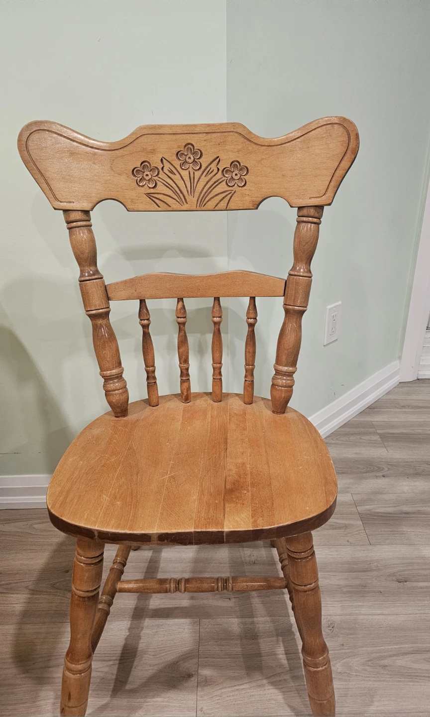 Solid wood chairs