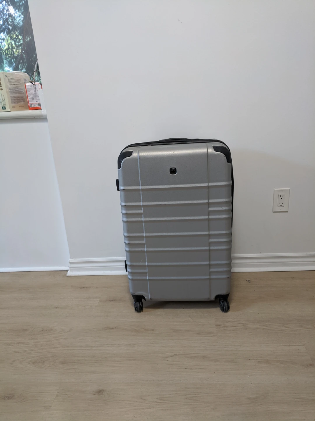 Silver Hardside Spinner Luggage