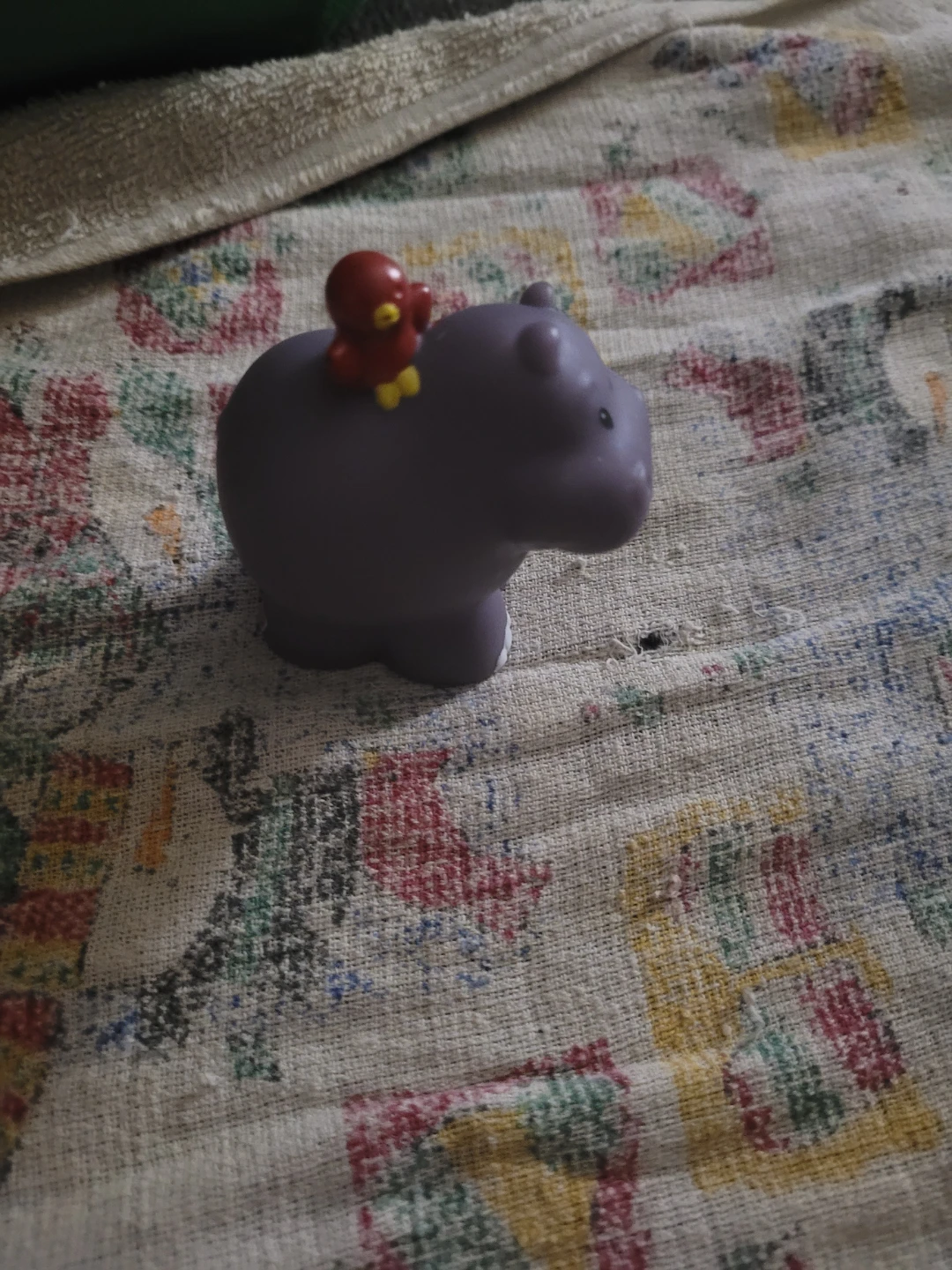 Fisher-Price Little People purple hippopotamus