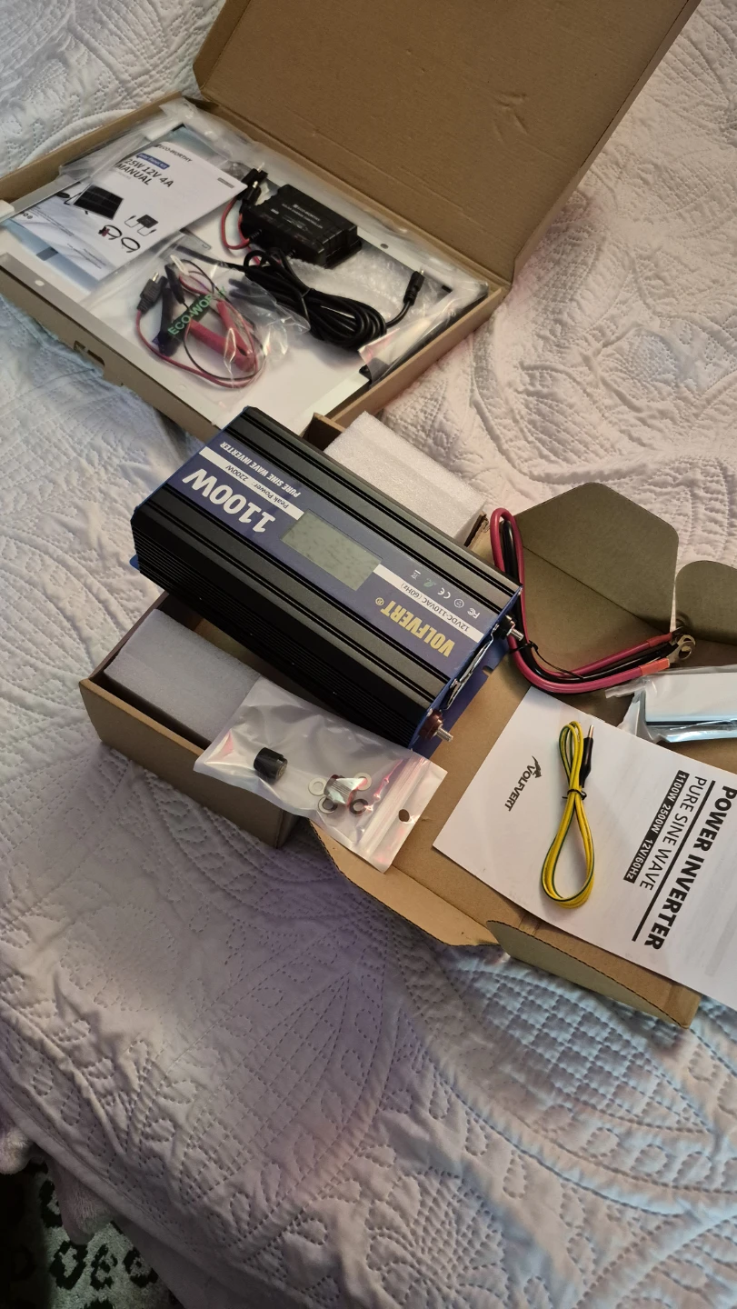 1100W Pure Sine Wave Inverter + 2 - photo 3