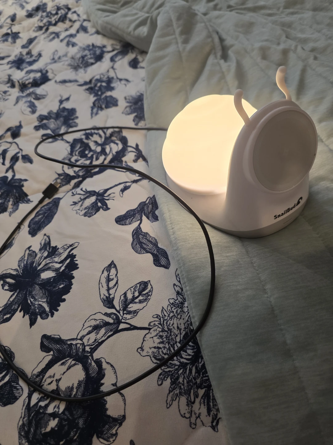 Cute snail charger works with magsafe case with light