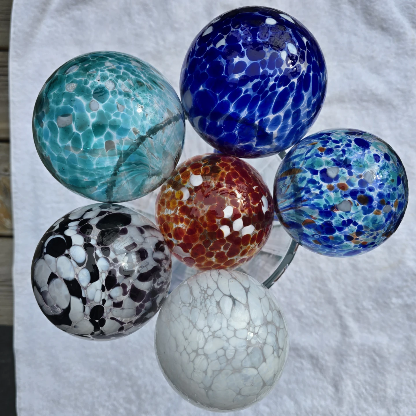 Glass Plant Watering Globes - Set of 6