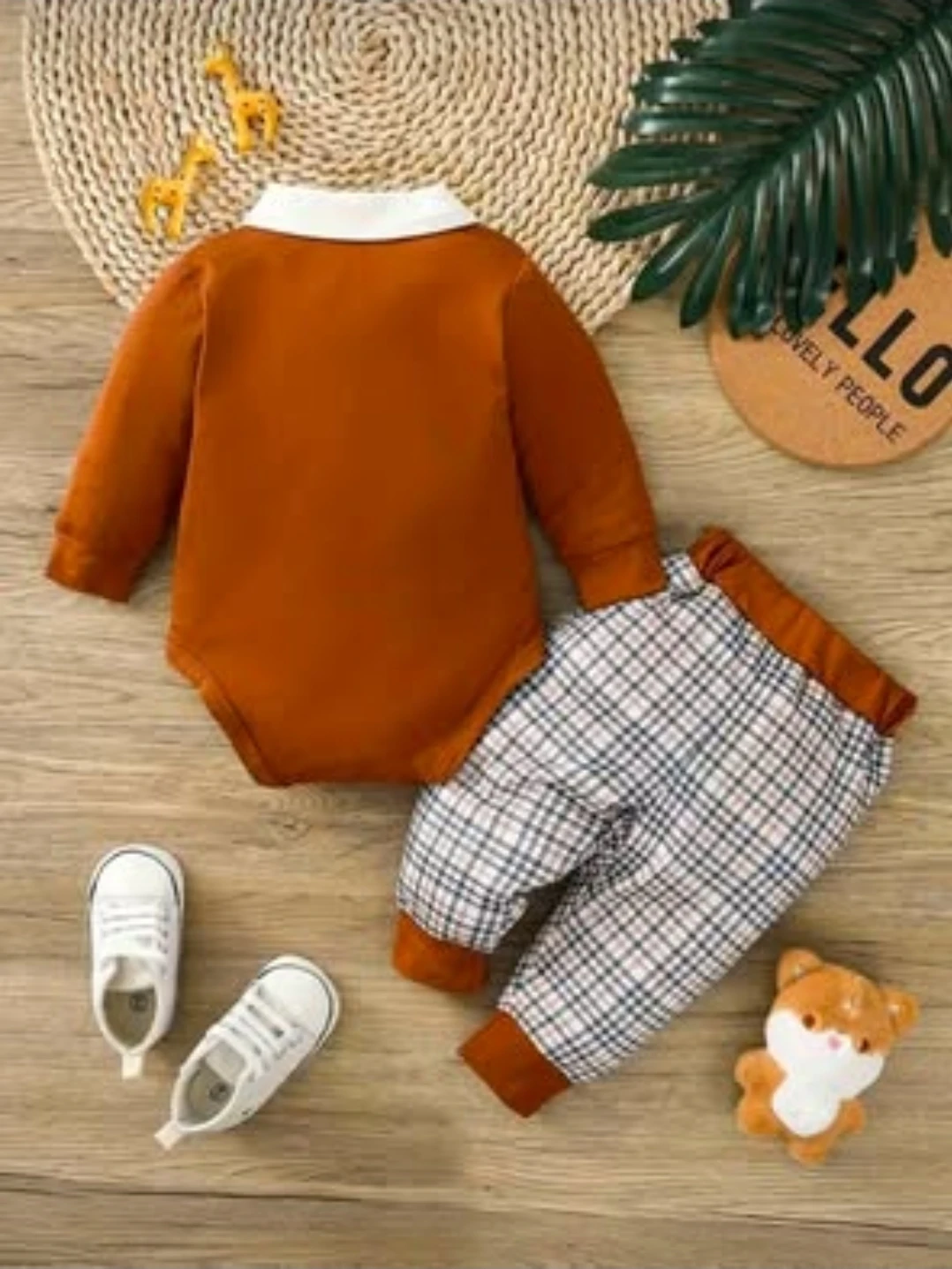 Baby Boy Outfit - Bodysuit & Pants Set - photo 2