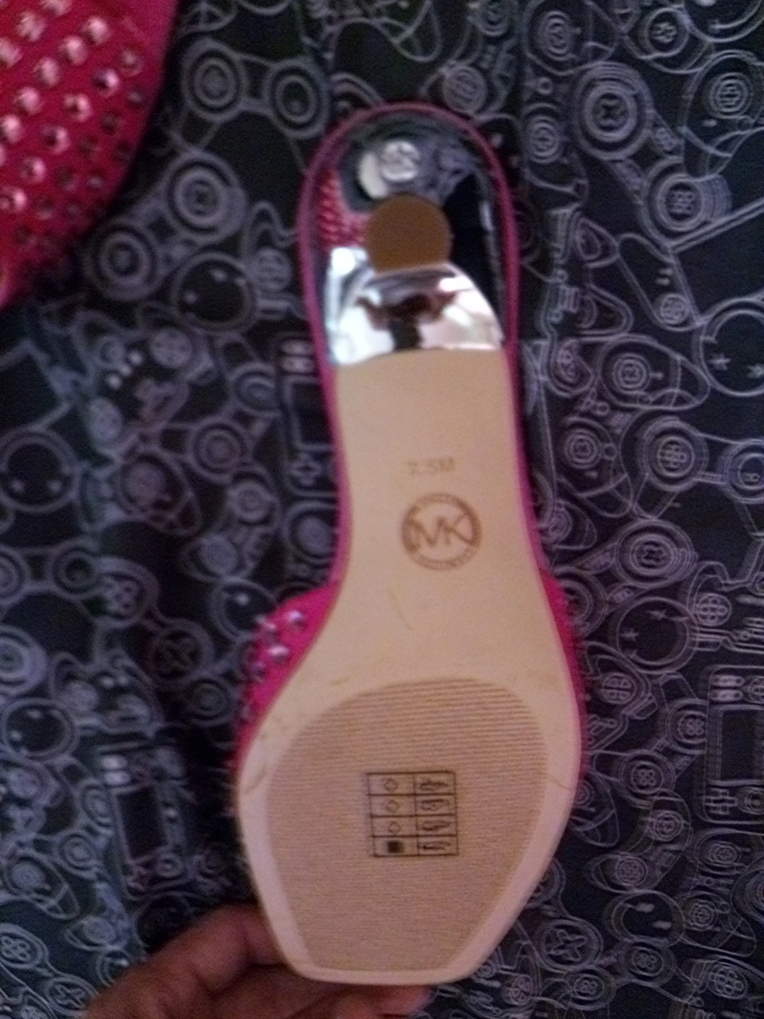 Michael Kors Pink Studded Slide Sandals - photo 5