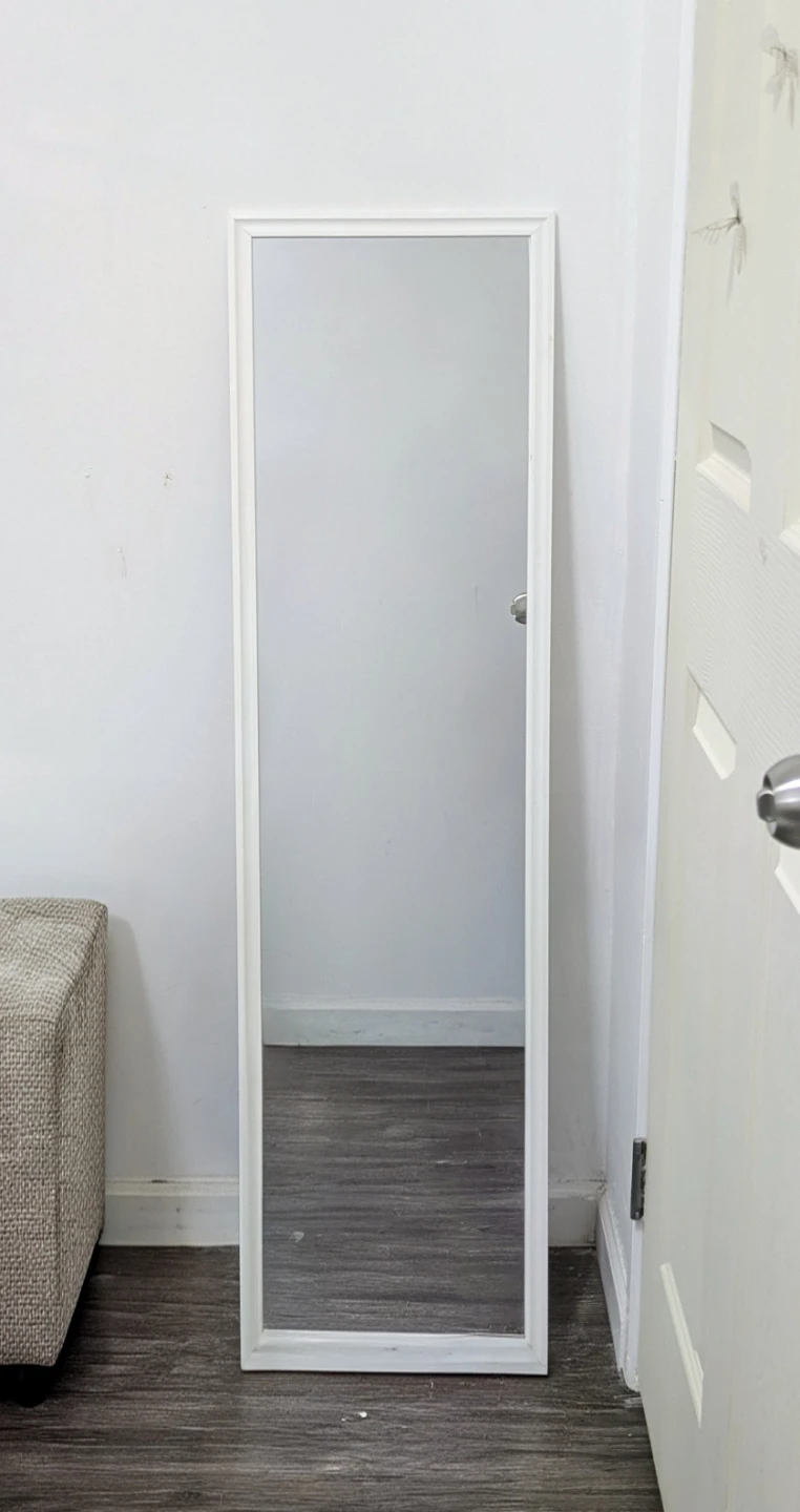 Full Length Standing Mirror White Frame