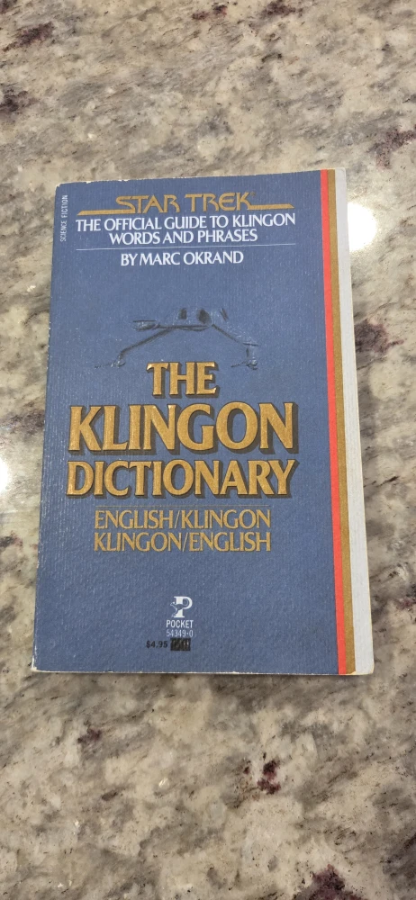 USED BOOK - The Klingon Dictionary