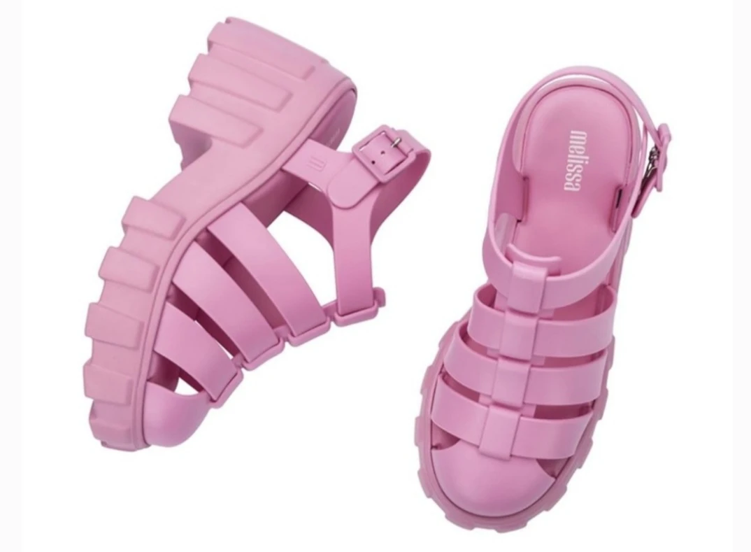 Brand new Ladies Melissa Pink Jelly Fisherman Sandals