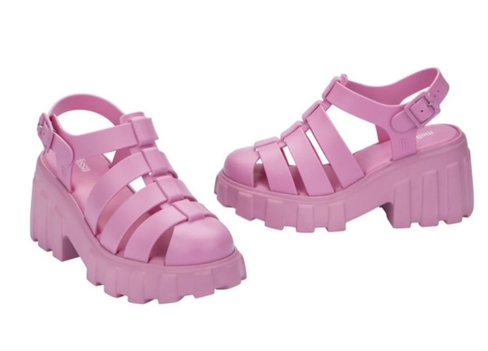 Brand new Ladies Melissa Pink Jelly Fisherman Sandals - photo 2