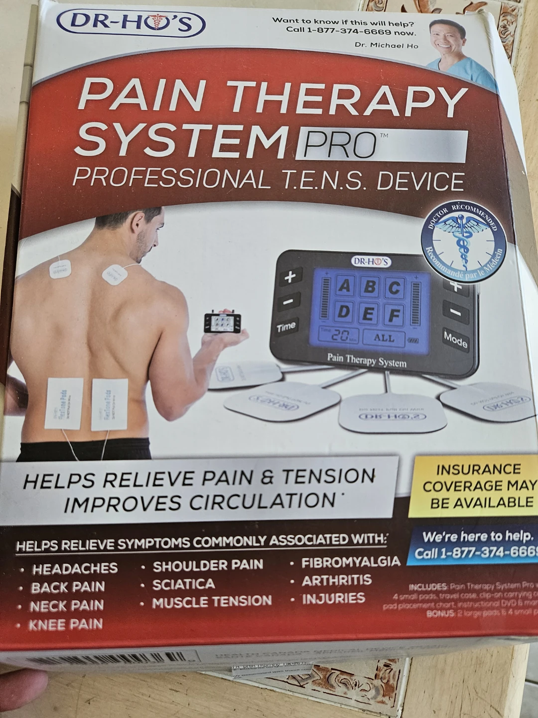 Dr. Ho's Pain Therapy System Pro TENS Device
