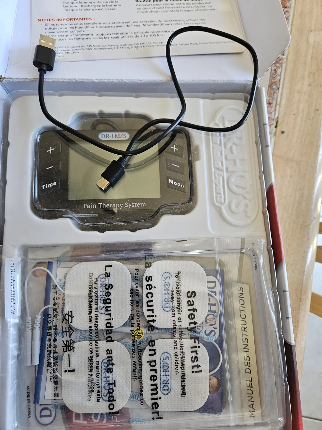 Dr. Ho's Pain Therapy System Pro TENS Device - photo 2