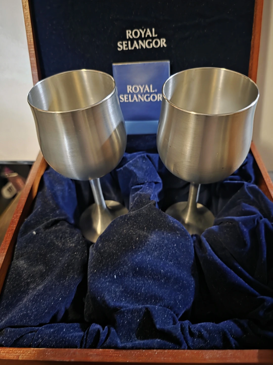 Royal Selangor Pewter Wine Goblets Set of 2