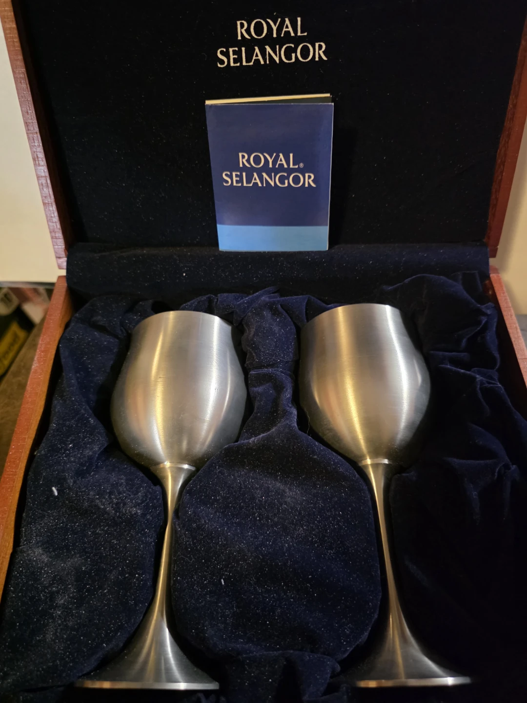 Royal Selangor Pewter Wine Goblets Set of 2 - photo 2