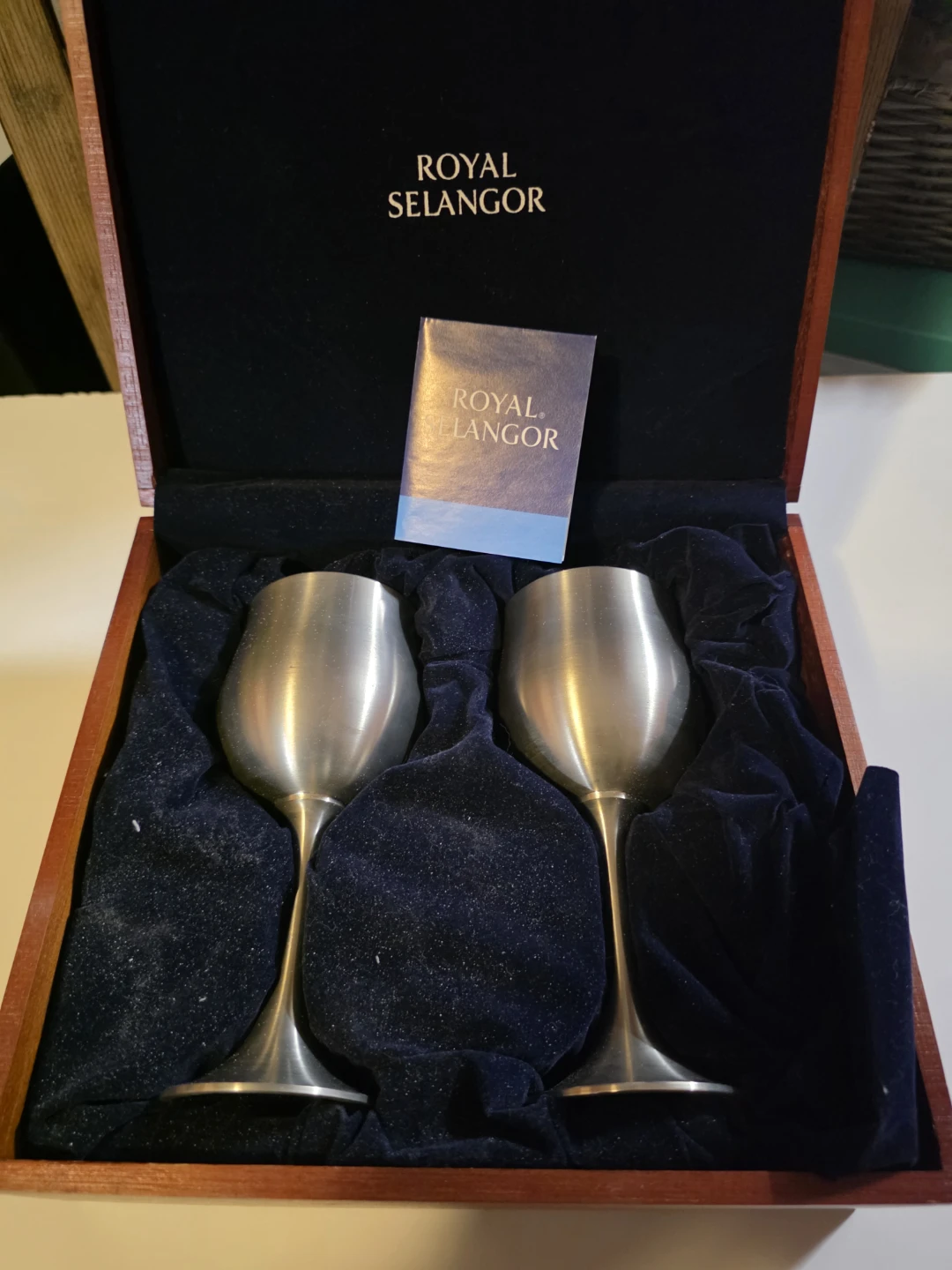 Royal Selangor Pewter Wine Goblets Set of 2 - photo 3