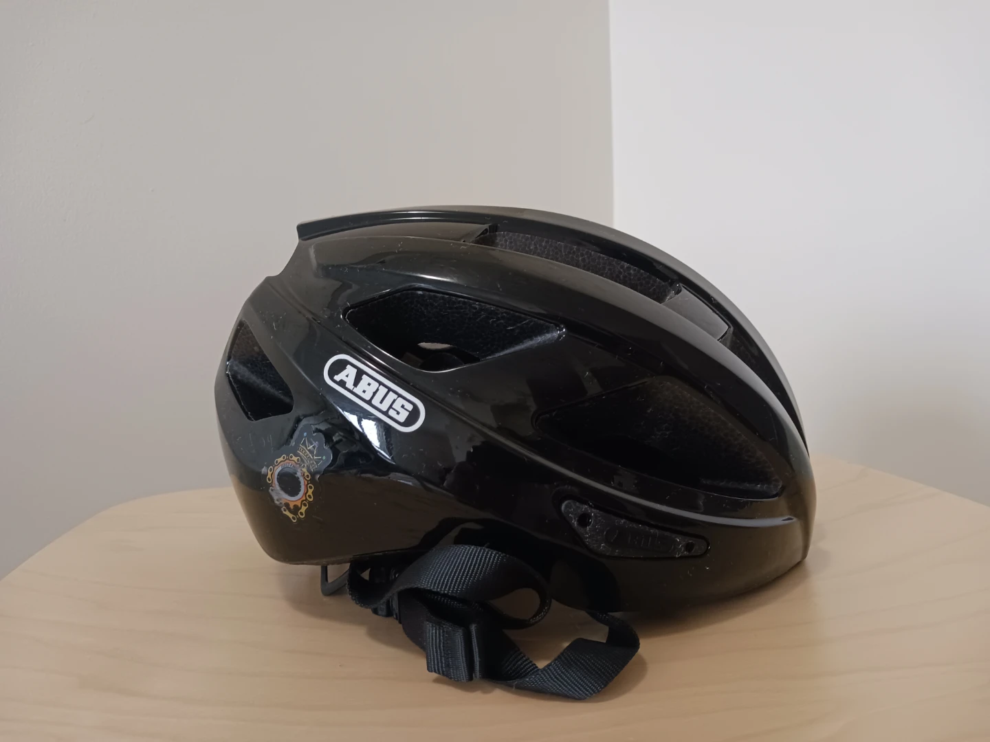ABUS Black Bicycle Helmet