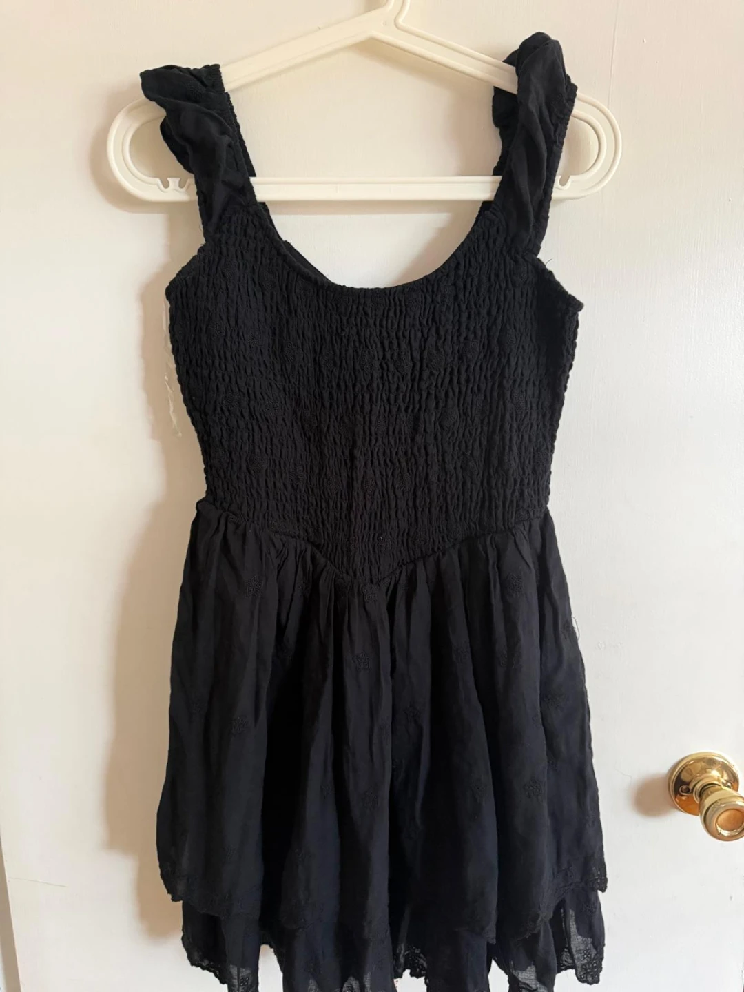 American Eagle Smocked Black Dress - photo 3