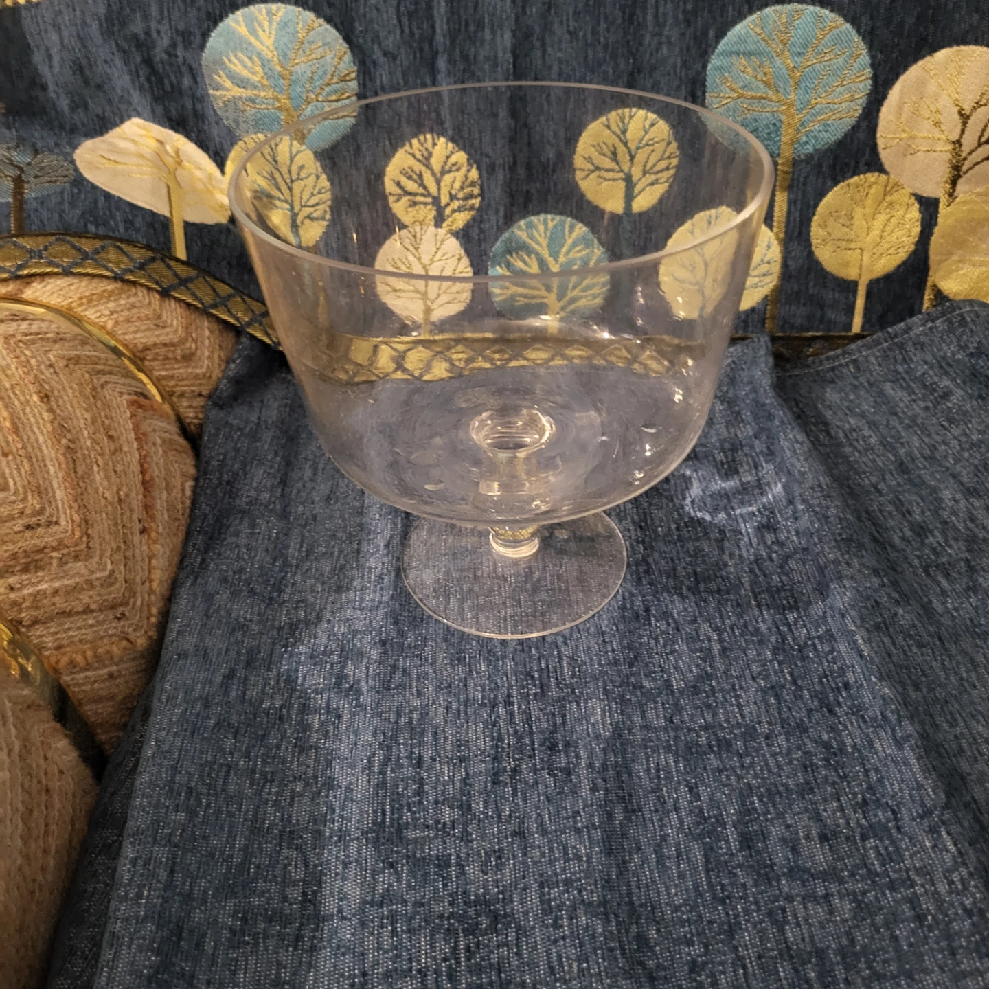 Clear Glass Trifle Bowl