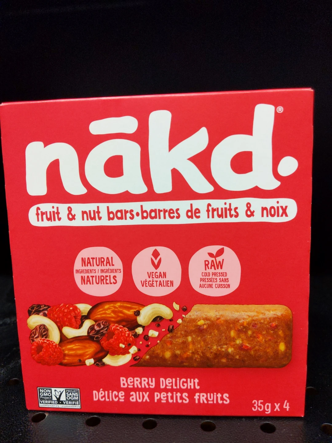 $3 (reg. $6) NAKD Raw Fruit & Nut Bars Berry Delight