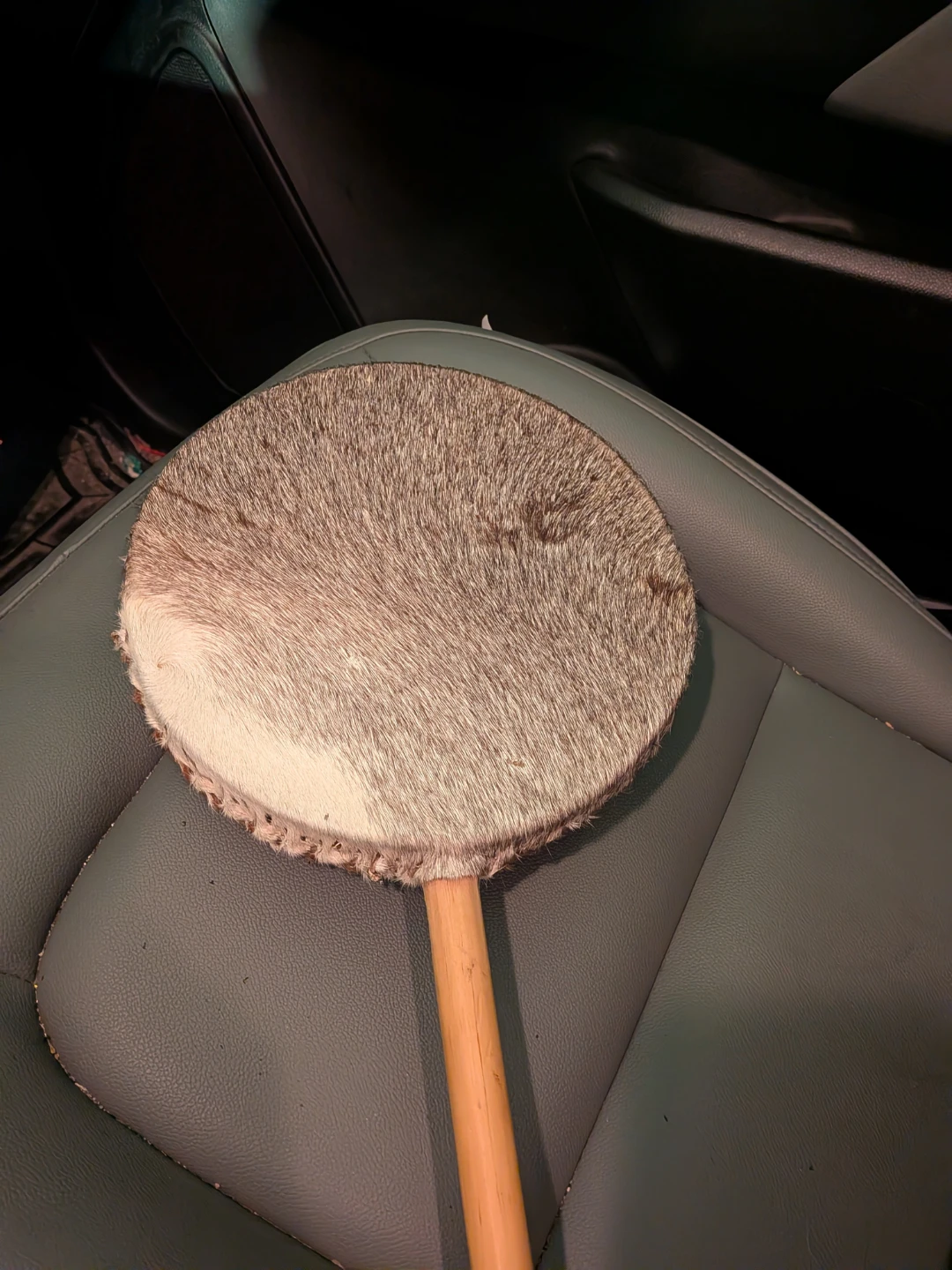 Handheld Drum with Wooden Handle