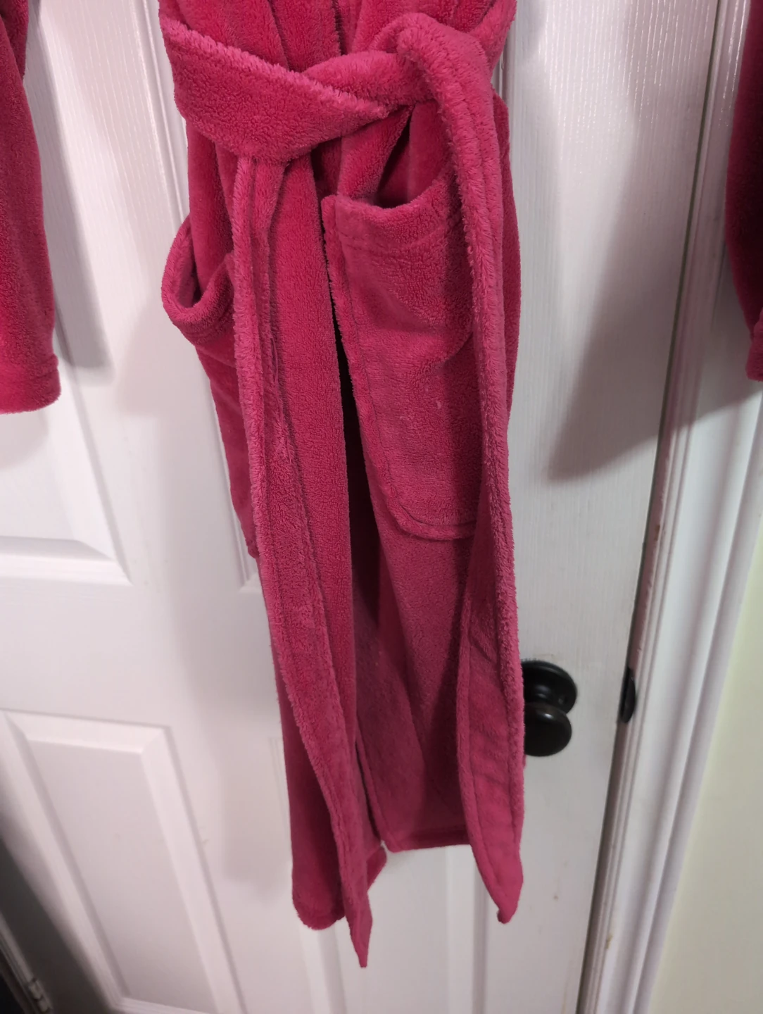 Ardene Pink Fleece Robe Size large - photo 3