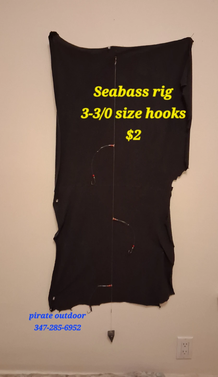 Seabass Rig 3-3/0 Size Hooks