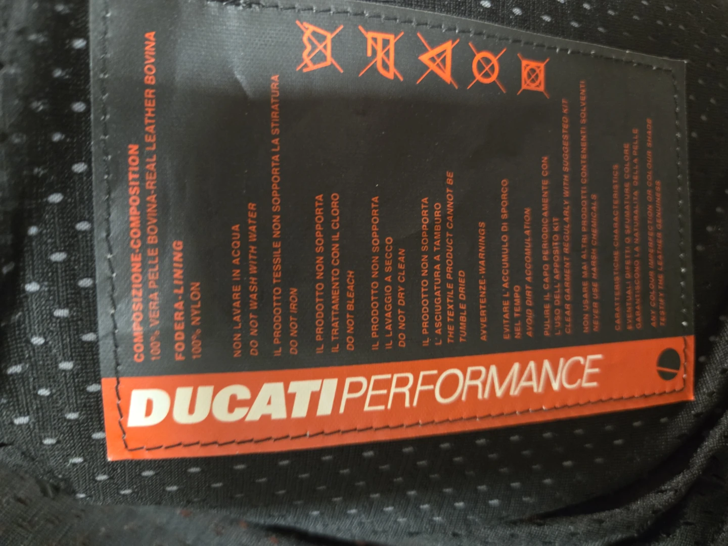 Ducati Performance Leather Motorcycle Jacket - photo 3