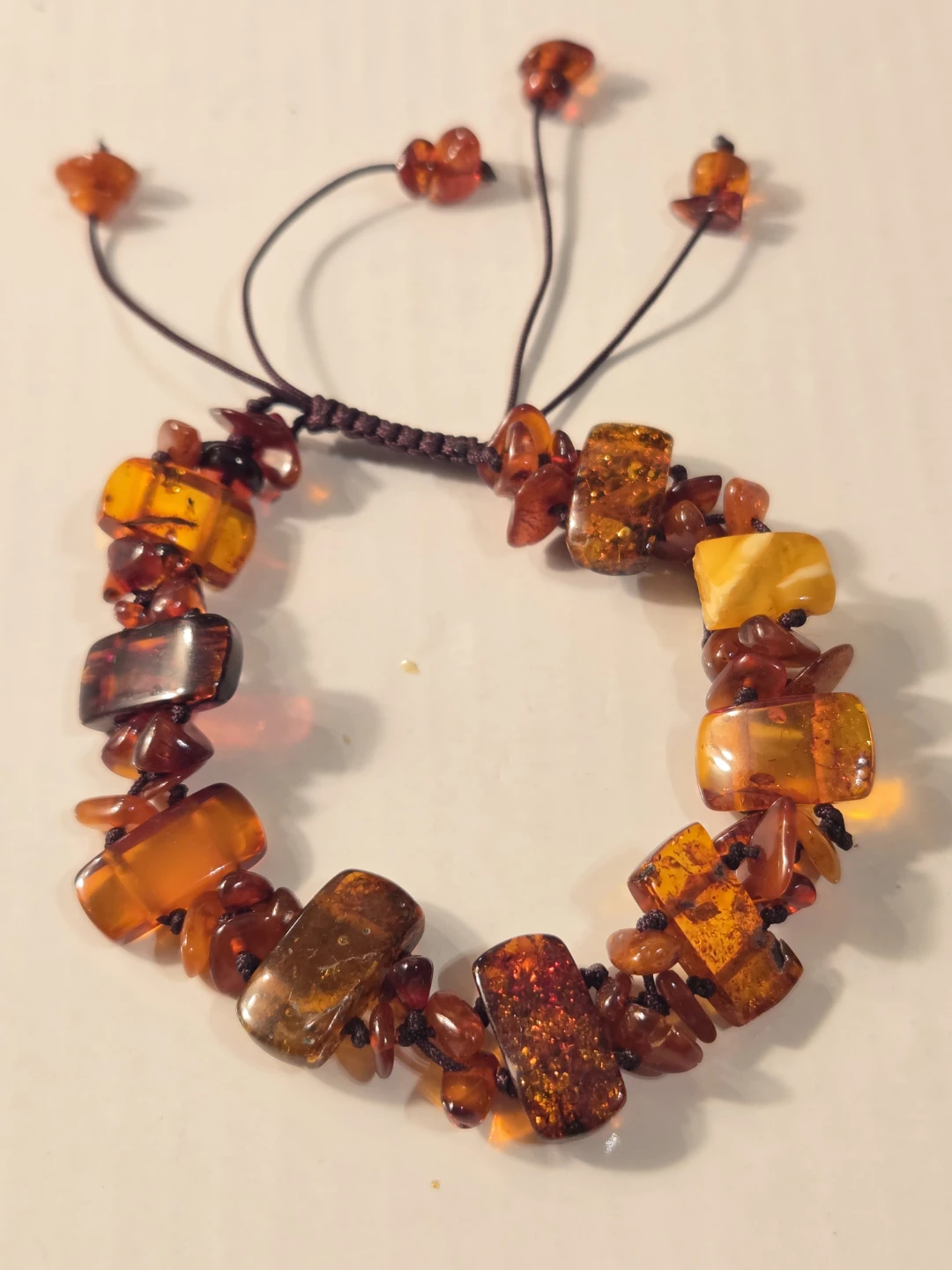 Amber Bead Bracelet
