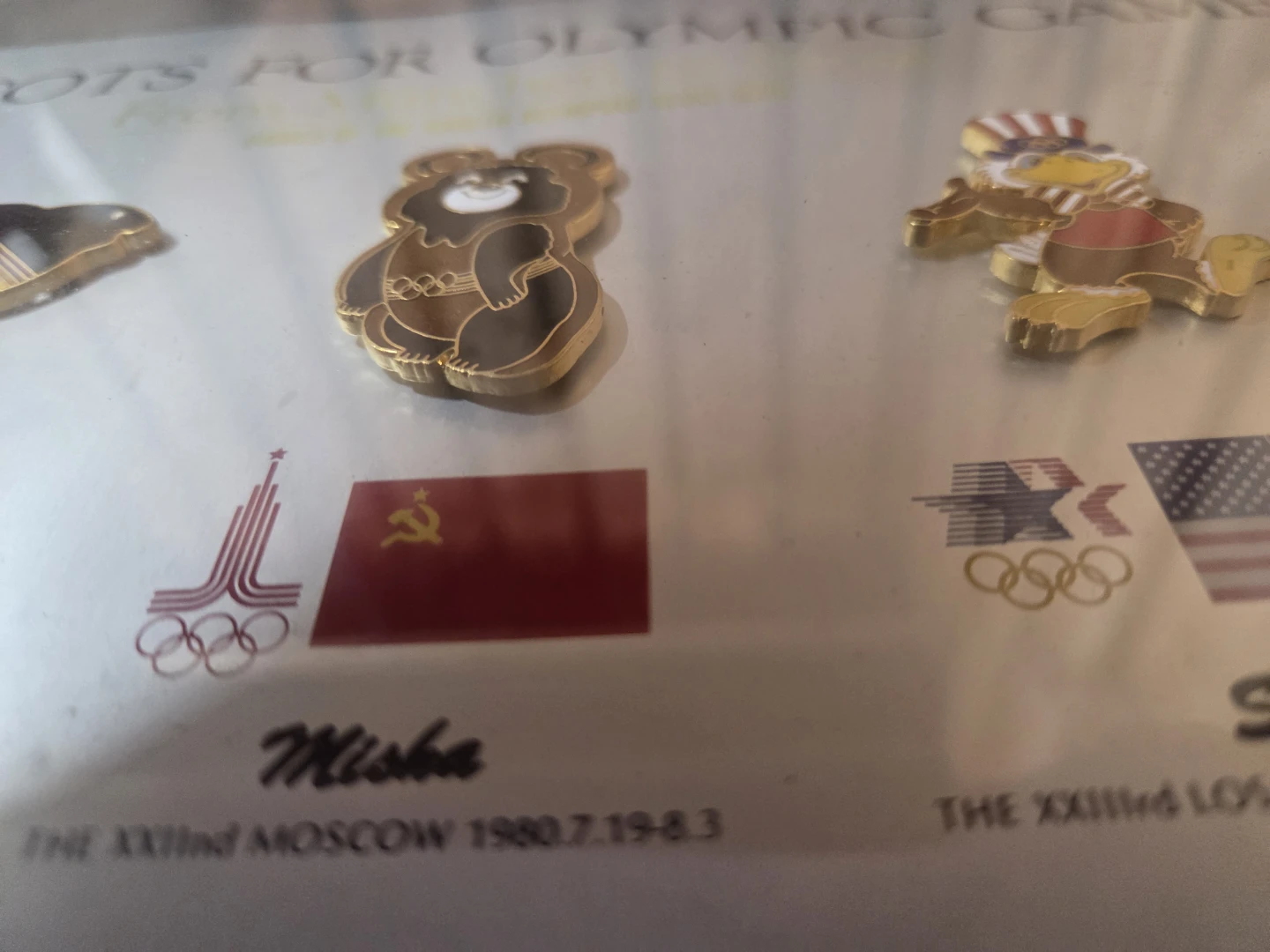 Olympic Games Mascots Framed Set - photo 3