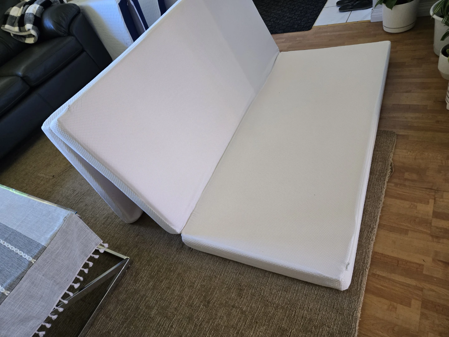 White Folding Foam Mattress