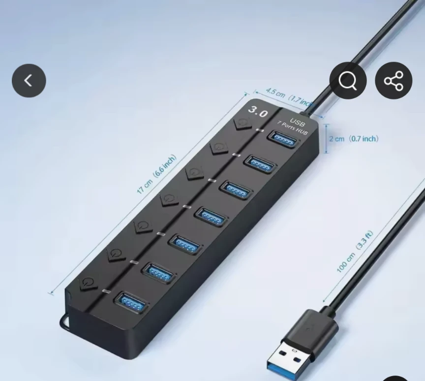 USB 3.0 7-Port Hub