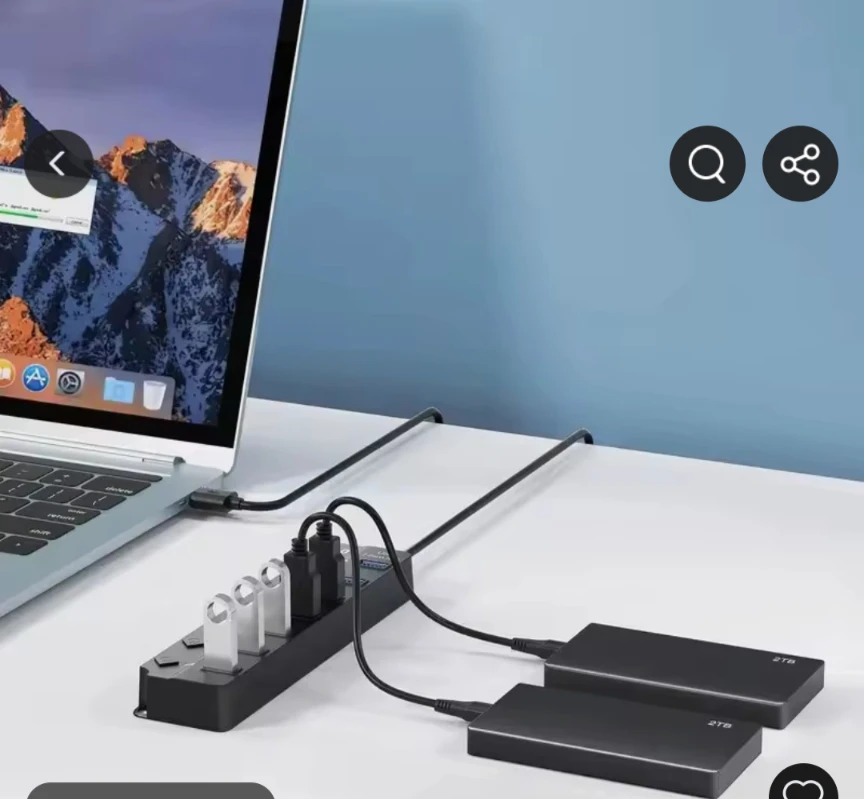 USB 3.0 7-Port Hub - photo 2